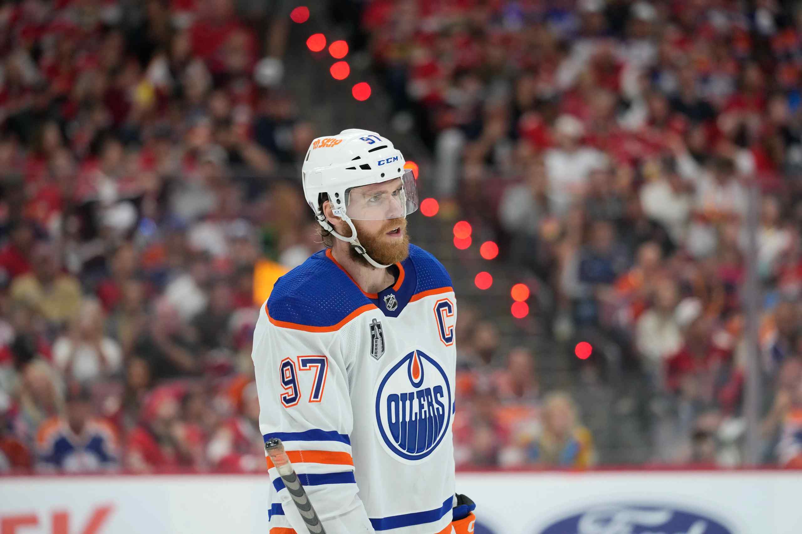 The Edmonton Oilers' Connor McDavid